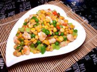 虾丁玉米粒的做法步骤7