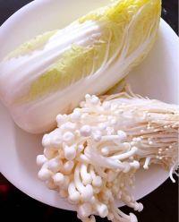 娃娃菜包金针菇的做法步骤1