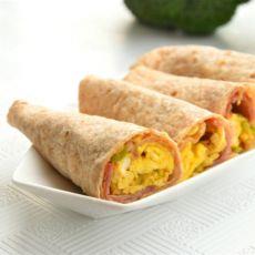 嫩南瓜培根蛋卷饼