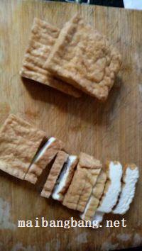 蒜苔炒油浆豆腐的做法步骤3