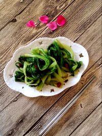 家常凉拌小白菜的做法步骤7