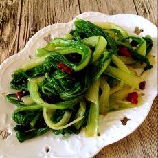 家常凉拌小白菜