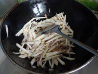 茭白肉丝炒米粉的做法步骤9