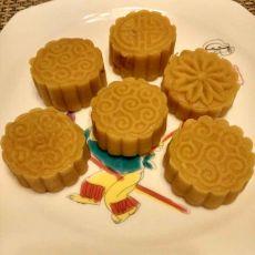 豆沙馅绿豆糕