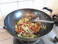 酸辣韭黄腰花的做法步骤8