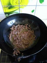 梅豆丝炒牛肉的做法步骤4