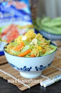 方便面焖面#小虾创意料理#的做法步骤10