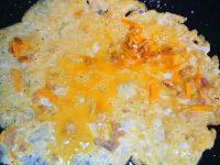 花蕾肉末煎鸡蛋的做法步骤5