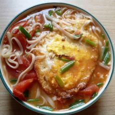 干贝酱西红柿鸡蛋面