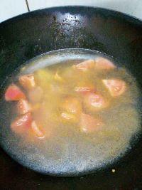 平菇番茄肉丝汤的做法步骤5