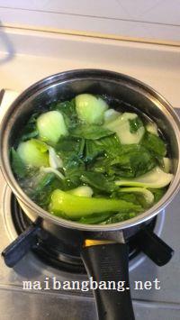 香菇扒油菜的做法步骤5