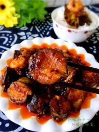 虾仁焖茄子的做法步骤9