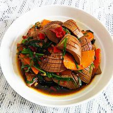 剁椒辣炒腰花