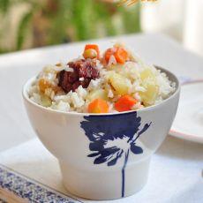 炒米锅巴饭