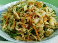 炒饼丝的做法步骤8