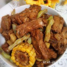 玉米炖排骨
