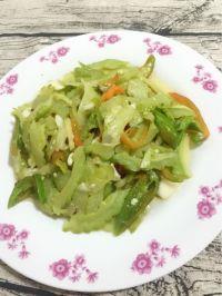 青椒苦瓜的做法步骤9