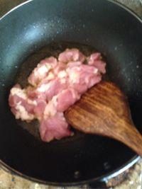 茄子炒肉的做法步骤5