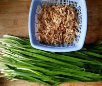 河虾米炒韭菜的做法步骤1