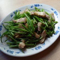 咸肉炒薯梗