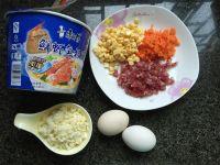 芝士鸡蛋泡面#小虾创意料理#的做法步骤1